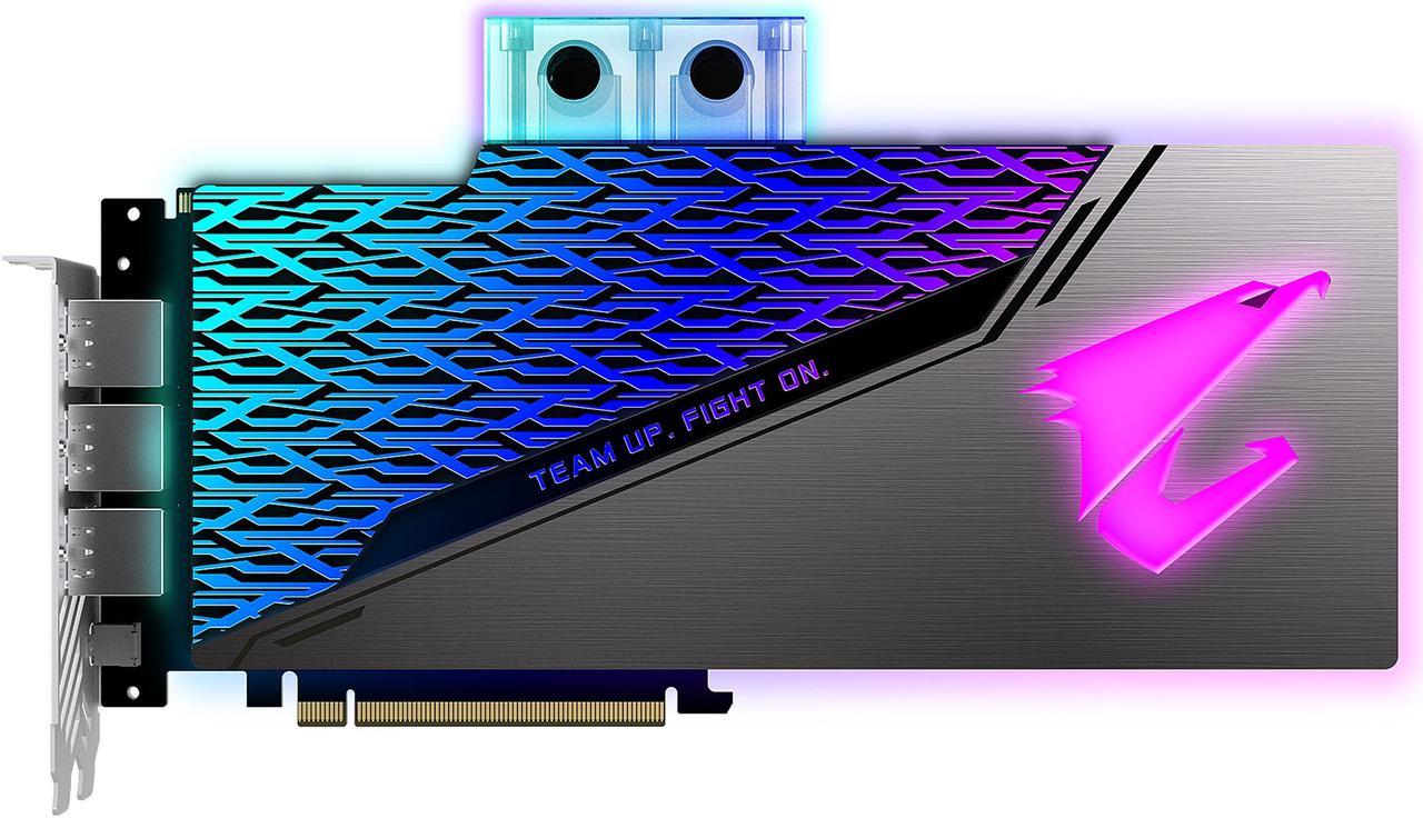 GIGABYTE AORUS GeForce RTX 2080 SUPER 8GB GDDR6 PCI Express 3.0 x16 SLI Support ATX Video Card GV-N208SAORUS WB-8GC