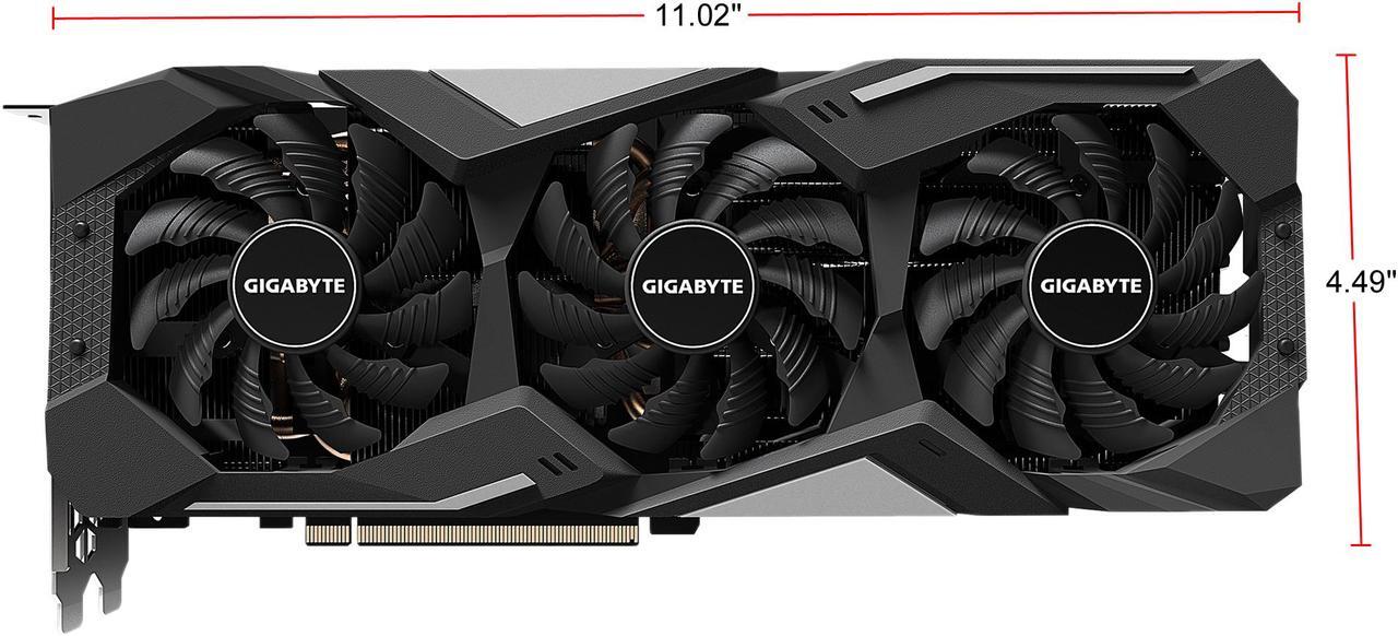 Alt view image 3 of 11 - GIGABYTE Radeon RX 5700 XT GAMING OC 8G Graphics Card, PCIe 4.0, 8GB 256-Bit GDDR6, GV-R57XTGAMING OC-8GD Video Card