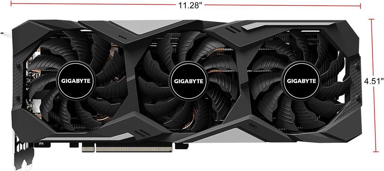 Alt view image 3 of 10 - GIGABYTE GeForce RTX 2070 Super GAMING OC 3X 8G Graphics Card, 3 x WINDFORCE Fans, 8GB 256-Bit GDDR6, GV-N207SGAMING OC-8GD Video Card
