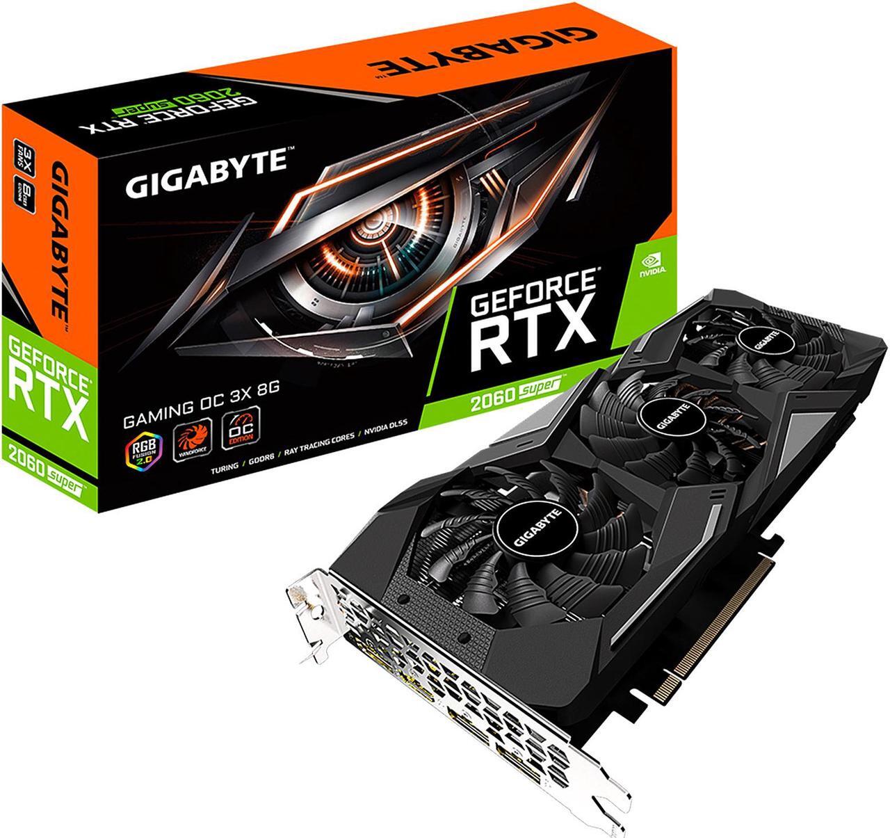 Alt view image 7 of 8 - GIGABYTE GeForce RTX 2060 SUPER GAMING OC 3X 8G Graphics Card, 3 x WINDFORCE Fans, 8GB 256-Bit GDDR6, GV-N206SGAMING OC-8GD Video Card