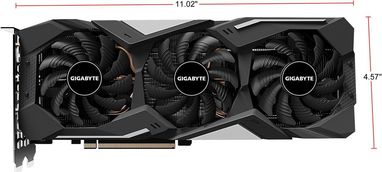Alt view image 2 of 11 - GIGABYTE GeForce GTX 1660 SUPER 6GB GDDR6 PCI Express 3.0 x16 ATX Graphics Card GV-N166SGAMING OC-6GD