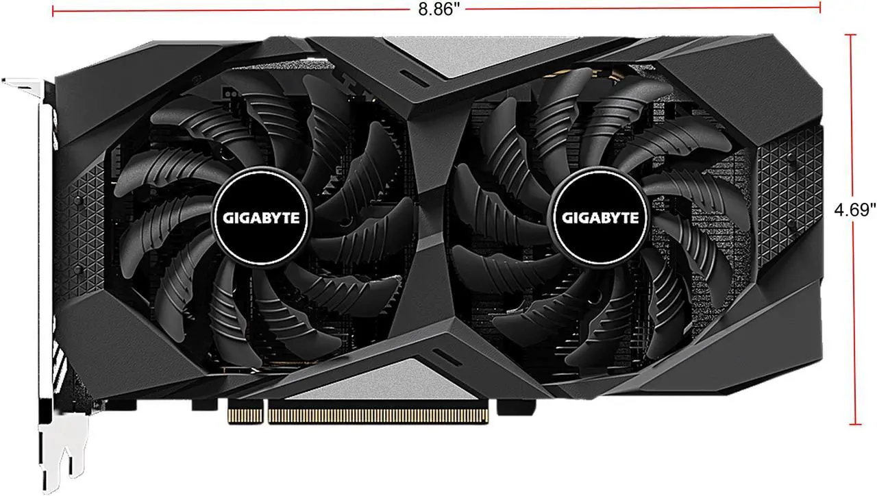 Alt view image 2 of 9 - GIGABYTE GeForce GTX 1650 SUPER WINDFORCE OC 4G Graphics Card, 2 x WINDFORCE Fans, 4GB 128-Bit GDDR6, GV-N165SWF2OC-4GD Video Card