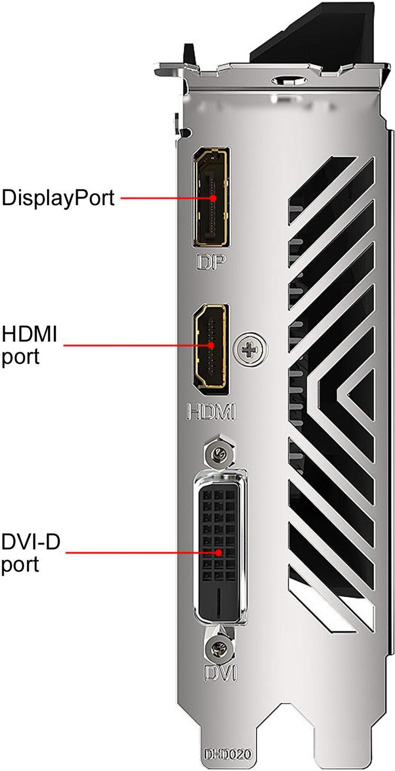 Alt view image 4 of 5 - GIGABYTE GeForce GTX 1650 SUPER 4GB GDDR6 PCI Express 3.0 x16 Video Card GV-N165SOC-4GD