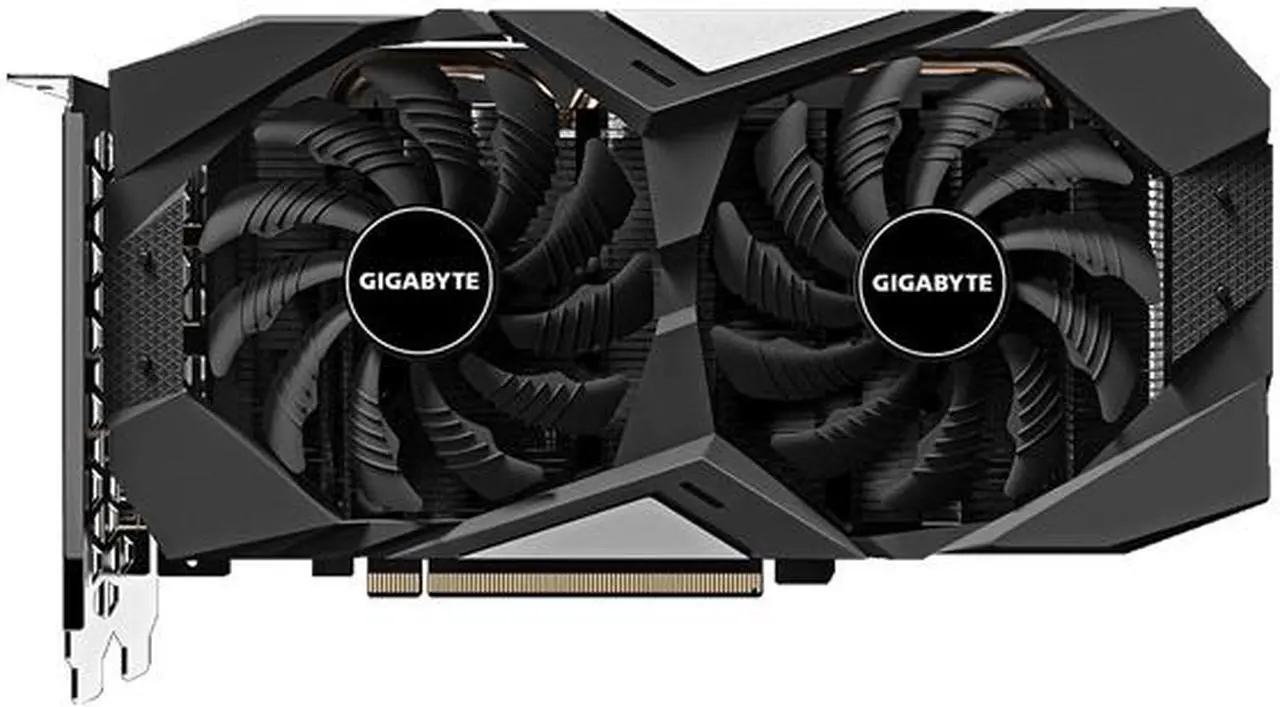 Alt view image 2 of 7 - GIGABYTE Radeon RX 5600 XT WINDFORCE OC 6G Graphics Card, 2 x WINDFORCE Fans, 6GB 192-Bit GDDR6, GV-R56XTWF2OC-6GD Video Card