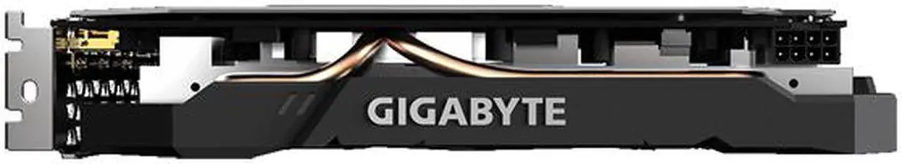 Alt view image 5 of 7 - GIGABYTE Radeon RX 5600 XT WINDFORCE OC 6G Graphics Card, 2 x WINDFORCE Fans, 6GB 192-Bit GDDR6, GV-R56XTWF2OC-6GD Video Card