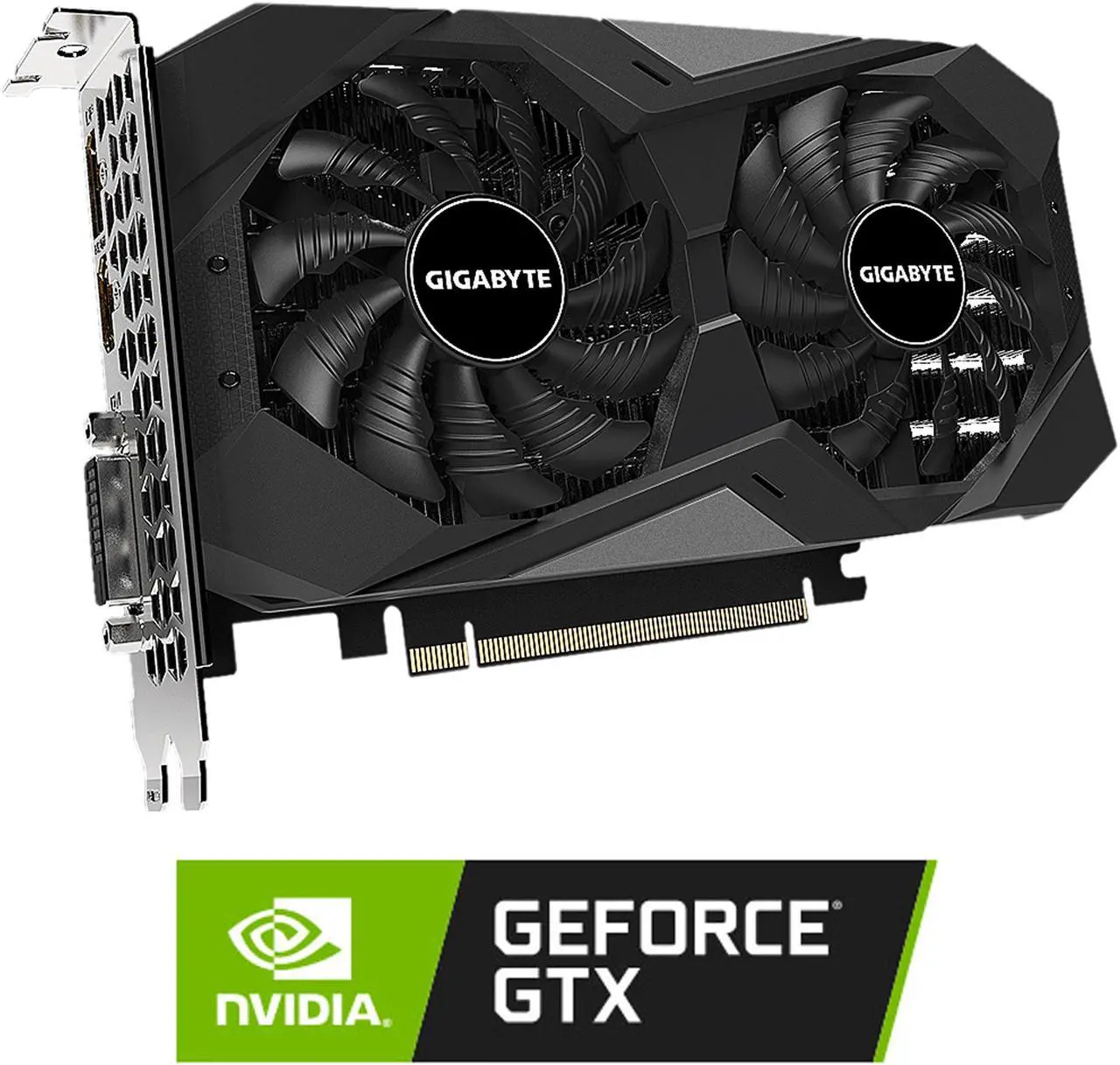 Alt view image 2 of 9 - GIGABYTE GeForce GTX 1650 4GB GDDR6 PCI Express 3.0 x16 ATX Graphics Card GV-N1656WF2OC-4GD