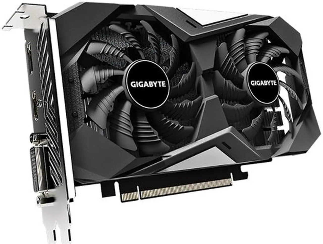 Alt view image 3 of 7 - GIGABYTE GeForce GTX 1650 4GB GDDR6 PCI Express 3.0 x16 ATX Graphics Card GV-N1656WF2OC-4GD (rev. 2.0)