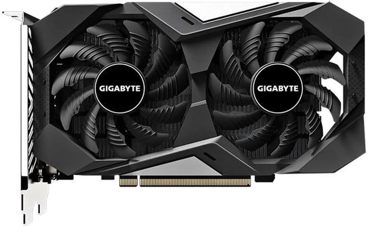 Alt view image 2 of 7 - GIGABYTE GeForce GTX 1650 4GB GDDR6 PCI Express 3.0 x16 ATX Graphics Card GV-N1656WF2OC-4GD (rev. 2.0)