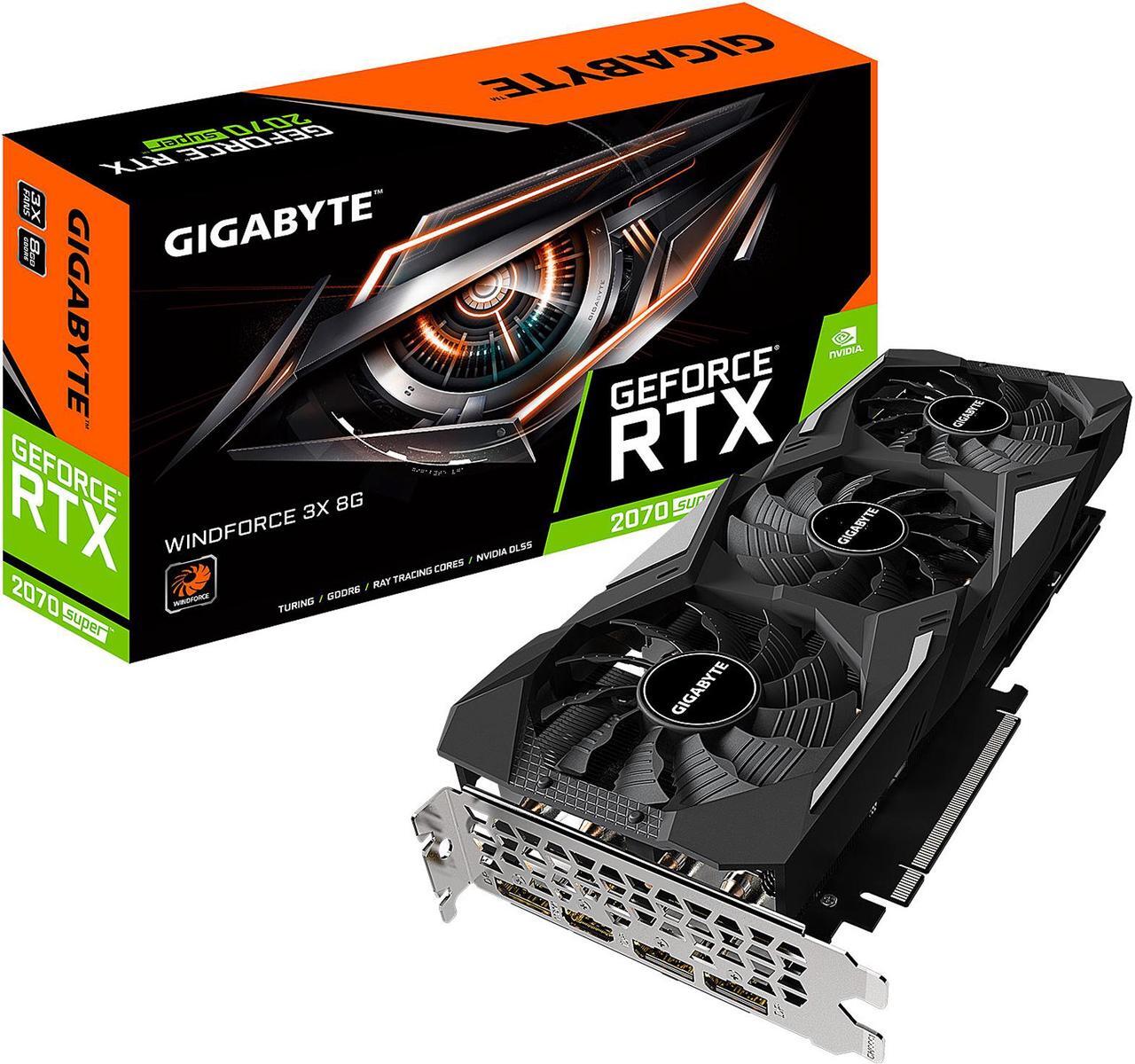 Alt view image 10 of 10 - GIGABYTE GeForce RTX 2070 SUPER 8GB GDDR6 PCI Express 3.0 x16 SLI Support ATX Graphics Card GV-N207SWF3-8GD