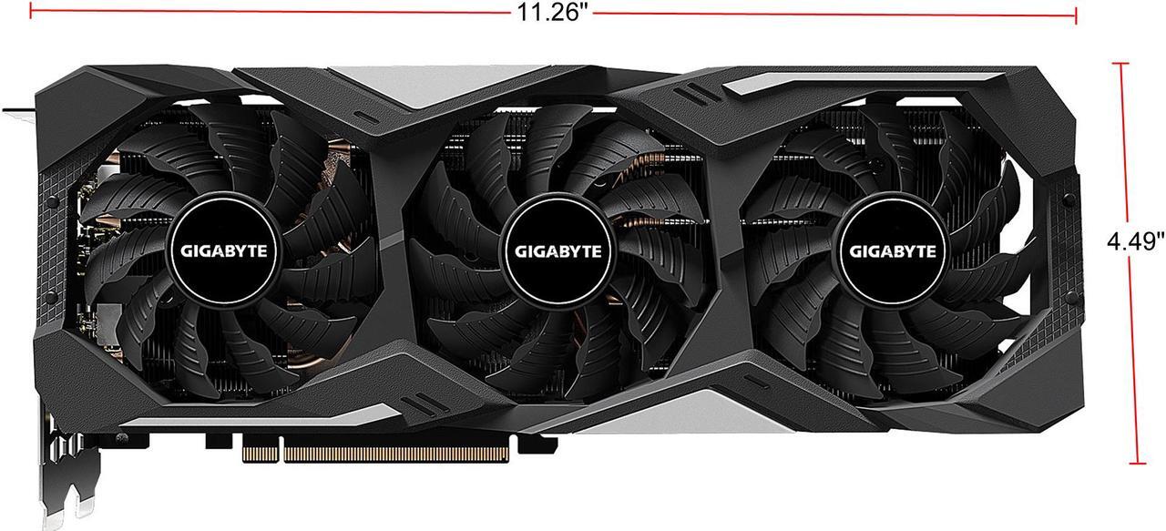 Alt view image 3 of 10 - GIGABYTE GeForce RTX 2070 SUPER 8GB GDDR6 PCI Express 3.0 x16 SLI Support ATX Graphics Card GV-N207SWF3-8GD