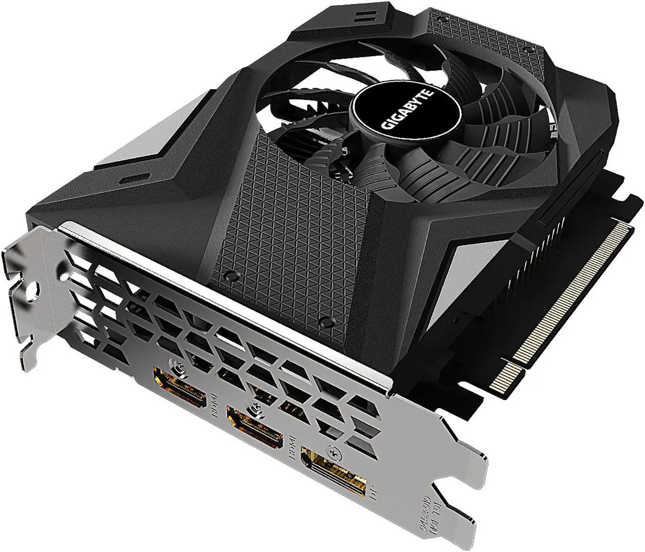 Alt view image 3 of 5 - GIGABYTE GeForce GTX 1650 4GB GDDR5 PCI Express 3.0 x16 MINI ITX Graphics Card GV-N1650IX-4GD