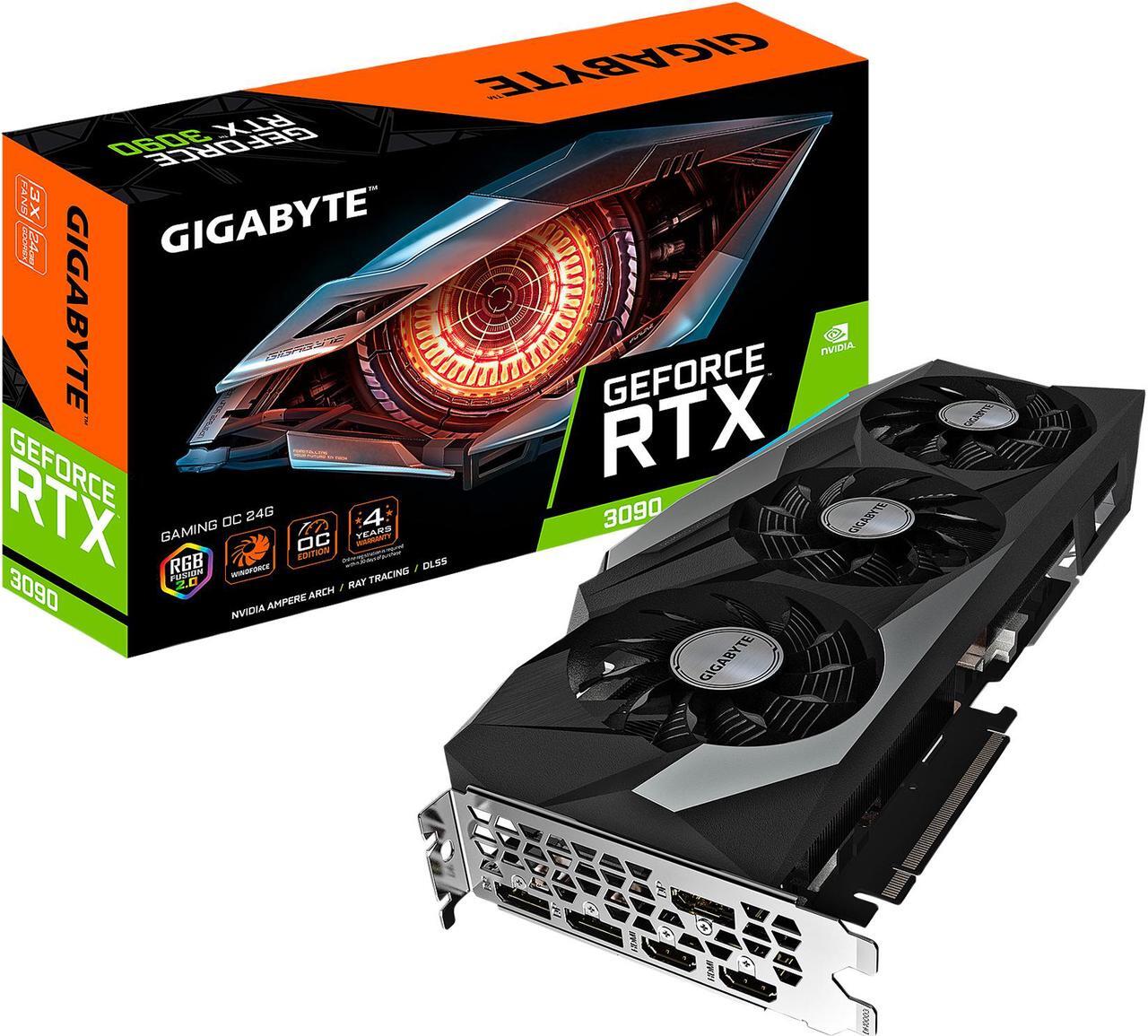 Alt view image 11 of 11 - GIGABYTE GeForce RTX 3090 GAMING OC 24G Video Card, GV-N3090GAMING OC-24GD