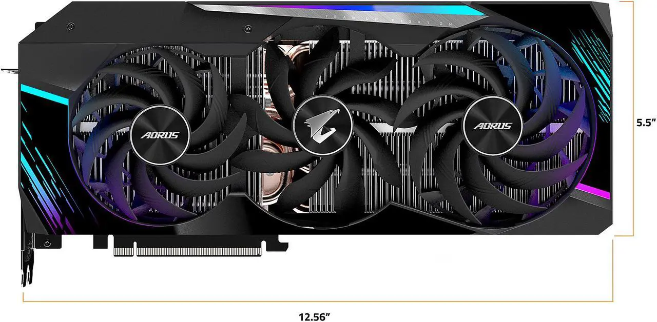 Alt view image 2 of 10 - GIGABYTE AORUS GeForce RTX 3080 MASTER 10GB Video Card, GV-N3080AORUS M-10GD (rev. 1.0)
