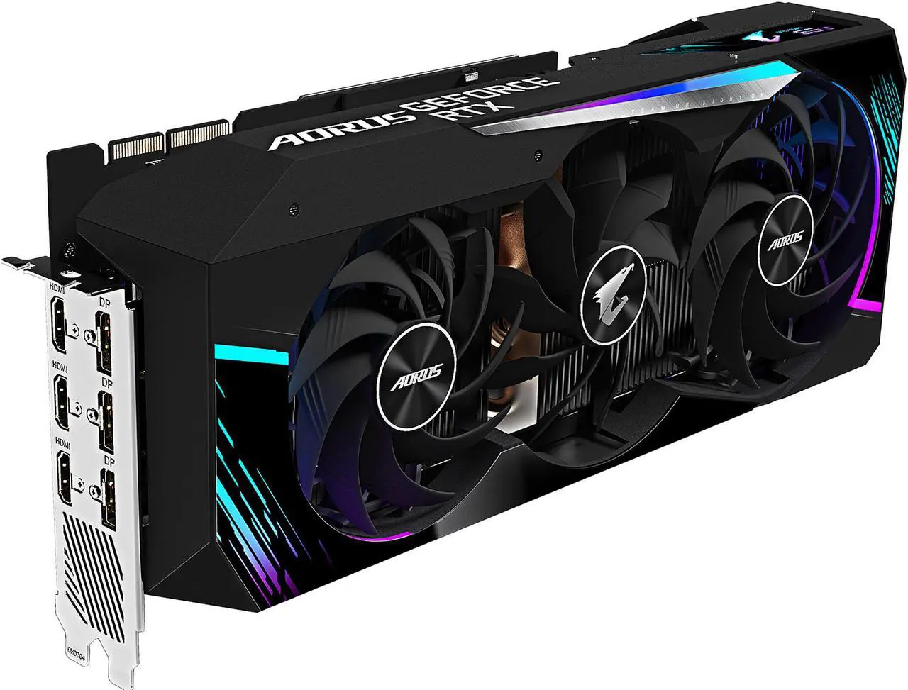 Alt view image 5 of 11 - GIGABYTE AORUS GeForce RTX 3090 MASTER 24GB Video Card, GV-N3090AORUS M-24GD