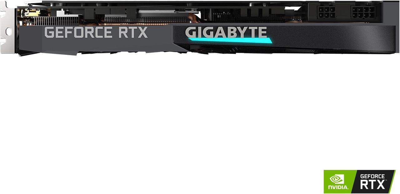 Alt view image 8 of 10 - GIGABYTE GeForce RTX 3070 EAGLE OC 8GB Video Card, GV-N3070EAGLE OC-8GD