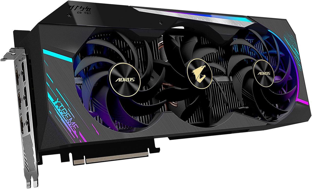 Alt view image 3 of 11 - GIGABYTE AORUS GeForce RTX 3080 XTREME 10GB Video Card, GV-N3080AORUS X-10GD