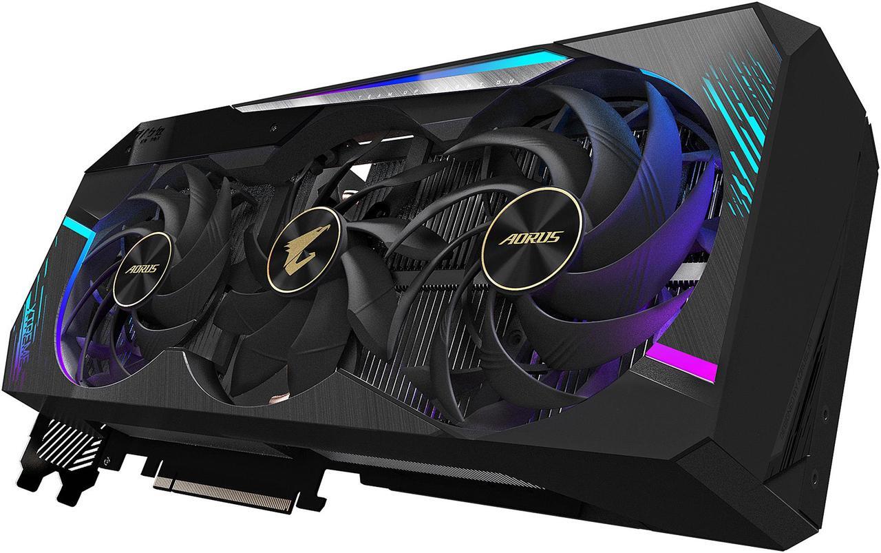 Alt view image 9 of 11 - GIGABYTE AORUS GeForce RTX 3080 XTREME 10GB Video Card, GV-N3080AORUS X-10GD