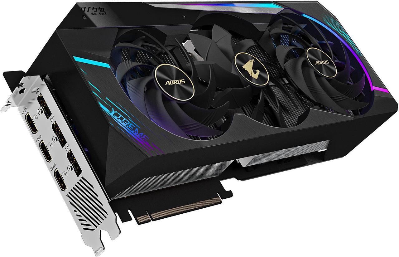 Alt view image 8 of 11 - GIGABYTE AORUS GeForce RTX 3080 XTREME 10GB Video Card, GV-N3080AORUS X-10GD