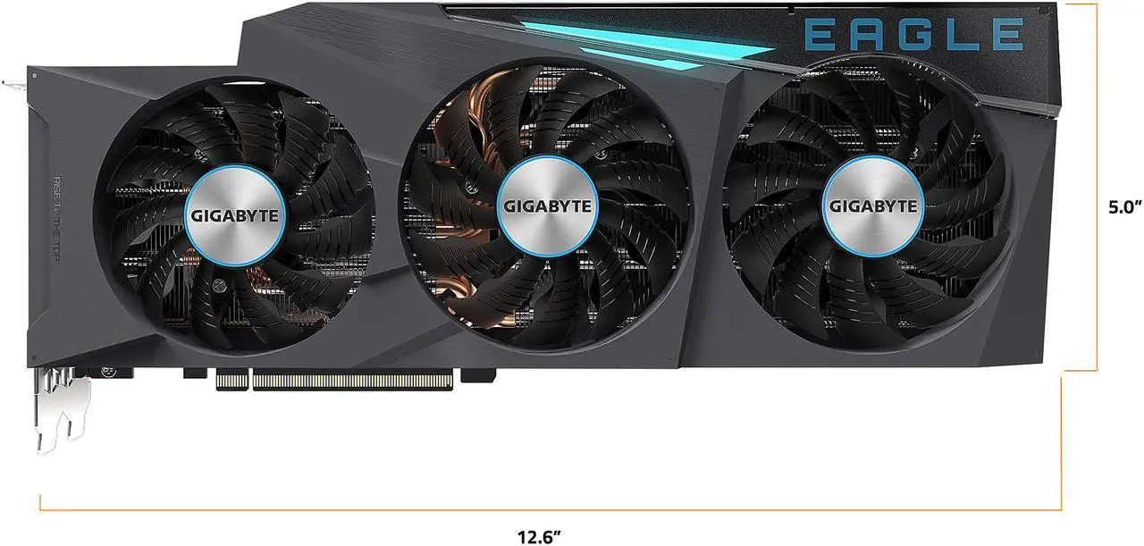 Alt view image 2 of 10 - GIGABYTE GeForce RTX 3090 EAGLE 24GB Video Card, GV-N3090EAGLE-24GD