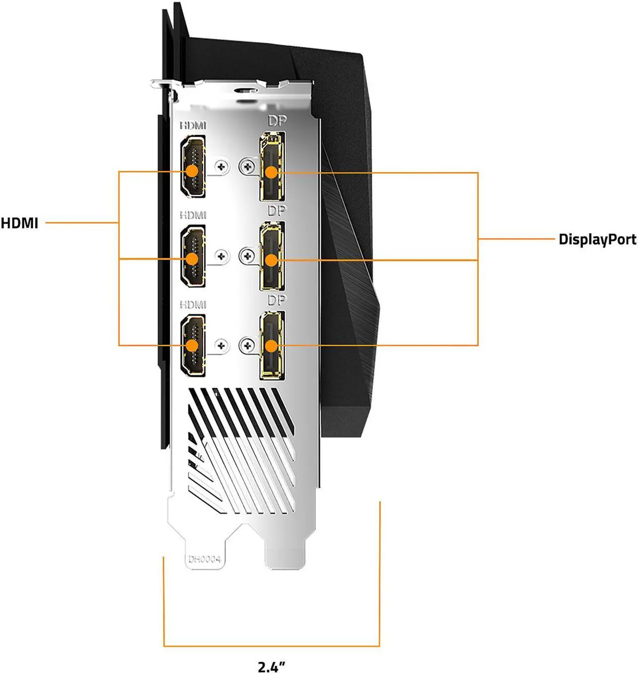 Alt view image 7 of 11 - GIGABYTE AORUS GeForce RTX 3060 Ti MASTER 8GB Video Card, GV-N306TAORUS M-8GD
