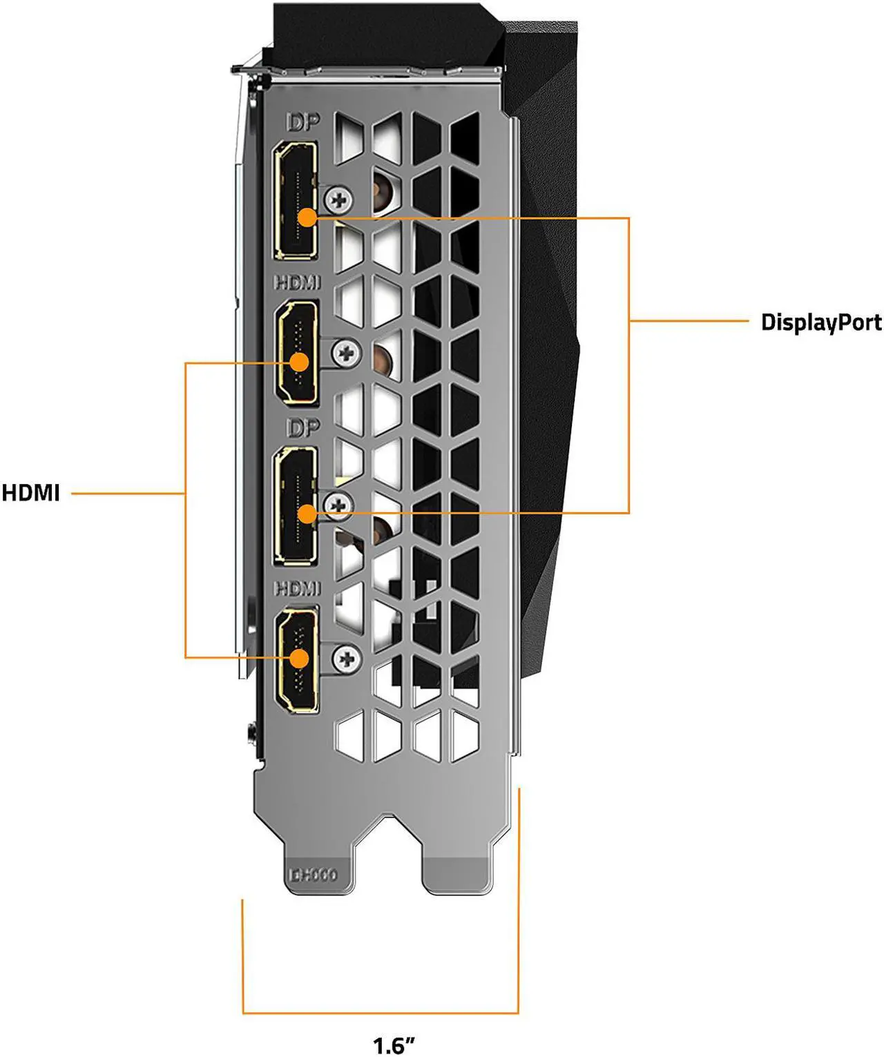 Alt view image 7 of 10 - GIGABYTE GeForce RTX 3060 Ti GAMING OC 8GB Video Card, GV-N306TGAMING OC-8GD
