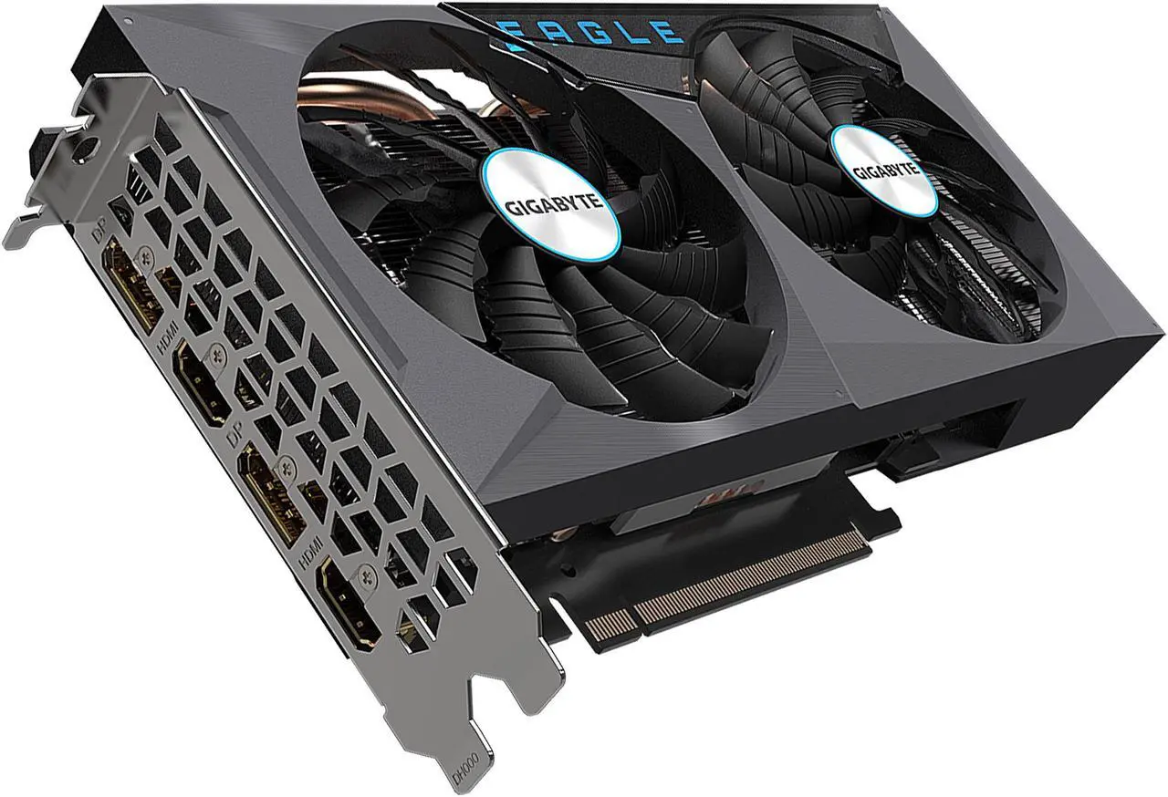 Alt view image 3 of 10 - GIGABYTE GeForce RTX 3060 Ti EAGLE OC 8GB Video Card, GV-N306TEAGLE OC-8GD (rev. 1.0)