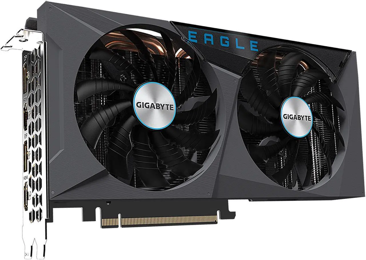 Alt view image 2 of 10 - GIGABYTE GeForce RTX 3060 Ti EAGLE OC 8GB Video Card, GV-N306TEAGLE OC-8GD (rev. 1.0)