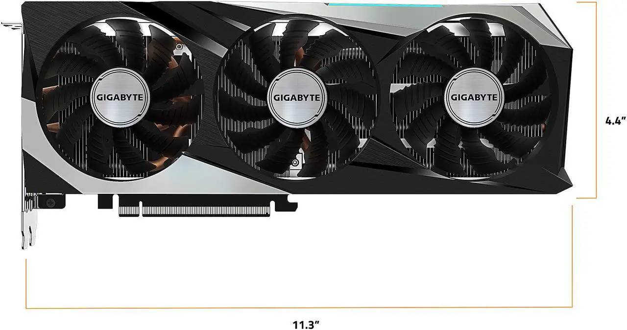 Alt view image 3 of 11 - GIGABYTE Radeon RX 6800 GAMING OC 16G Graphics Card, WINDFORCE 3X Cooling System, 16GB 256-bit GDDR6, GV-R68GAMING OC-16GD Video Card, Powered by AMD RDNA 2, HDMI 2.1