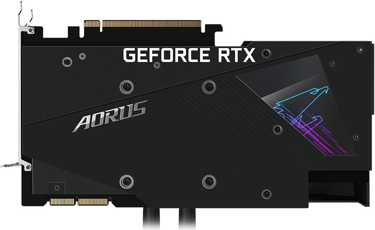 Alt view image 10 of 12 - GIGABYTE AORUS GeForce RTX 3090 XTREME WATERFORCE 24G Graphics Card, WATERFORCE All-in-One Cooling System, 24GB 384-bit GDDR6X, GV-N3090AORUSX W-24GD Video Card