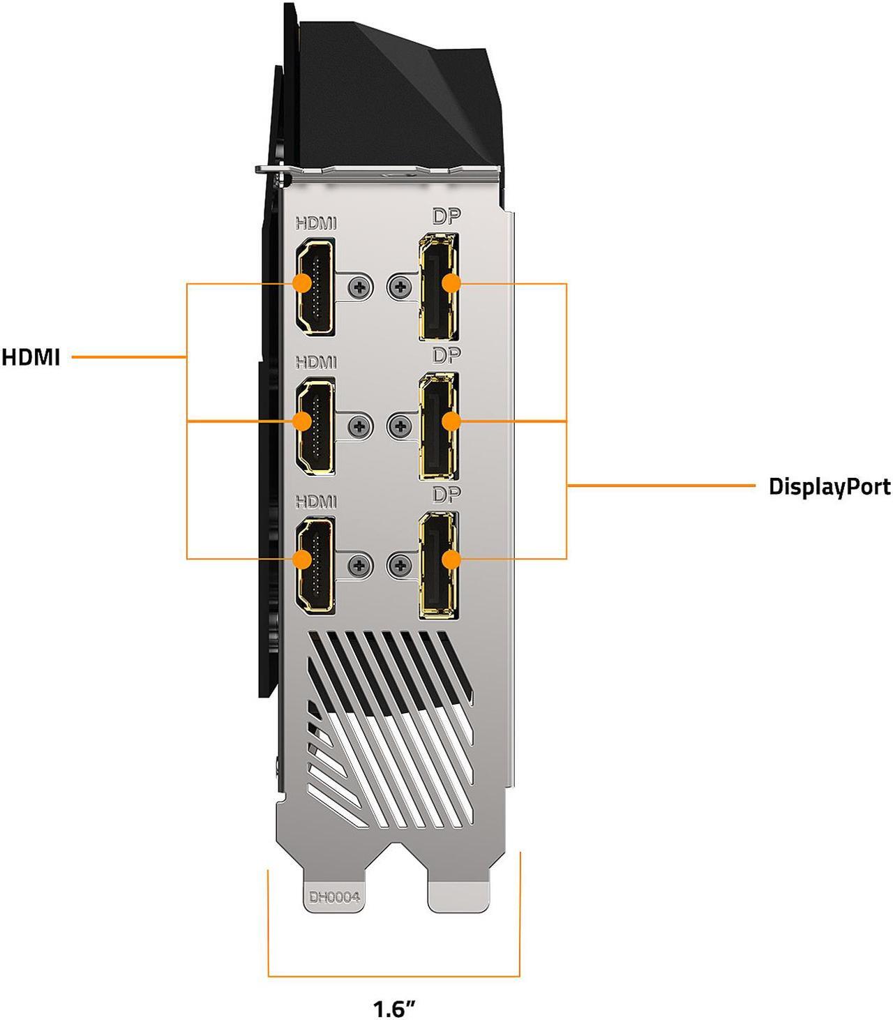 Alt view image 6 of 12 - GIGABYTE AORUS GeForce RTX 3090 XTREME WATERFORCE 24G Graphics Card, WATERFORCE All-in-One Cooling System, 24GB 384-bit GDDR6X, GV-N3090AORUSX W-24GD Video Card
