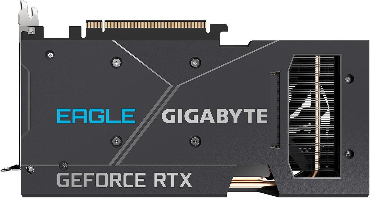 Alt view image 9 of 10 - GIGABYTE GeForce RTX 3060 EAGLE OC 12G Graphics Card, 2 x WINDFORCE Fans, 12GB 192-bit GDDR6, GV-N3060EAGLE OC-12GD Video Card