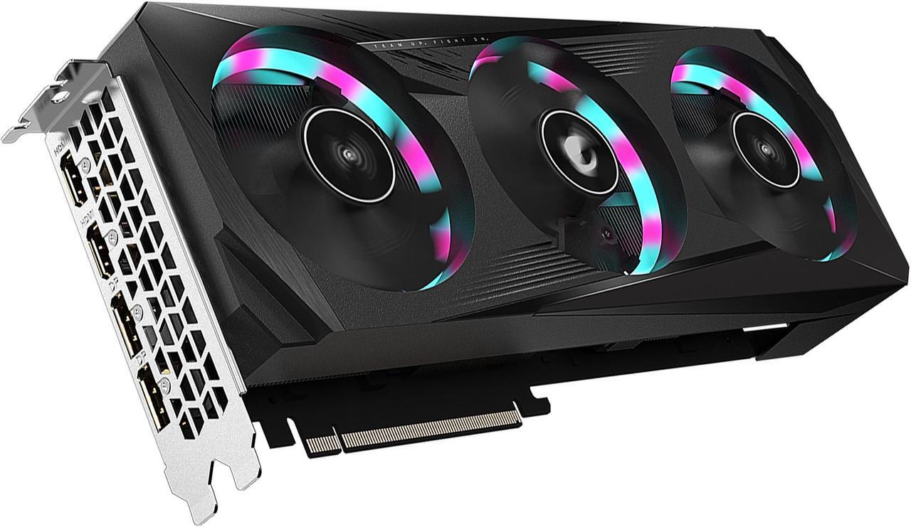 Alt view image 6 of 11 - GIGABYTE AORUS Radeon RX 6700 XT ELITE 12G Graphics Card, WINDFORCE 3X Cooling System, 12GB 192-bit GDDR6, GV-R67XTAORUS E-12GD Video Card