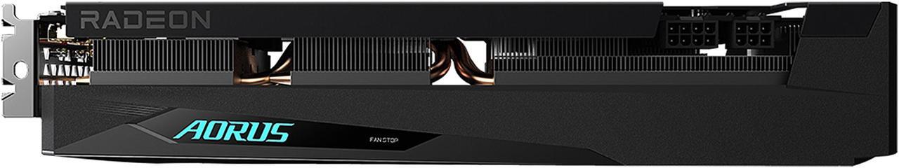 Alt view image 10 of 11 - GIGABYTE AORUS Radeon RX 6700 XT ELITE 12G Graphics Card, WINDFORCE 3X Cooling System, 12GB 192-bit GDDR6, GV-R67XTAORUS E-12GD Video Card