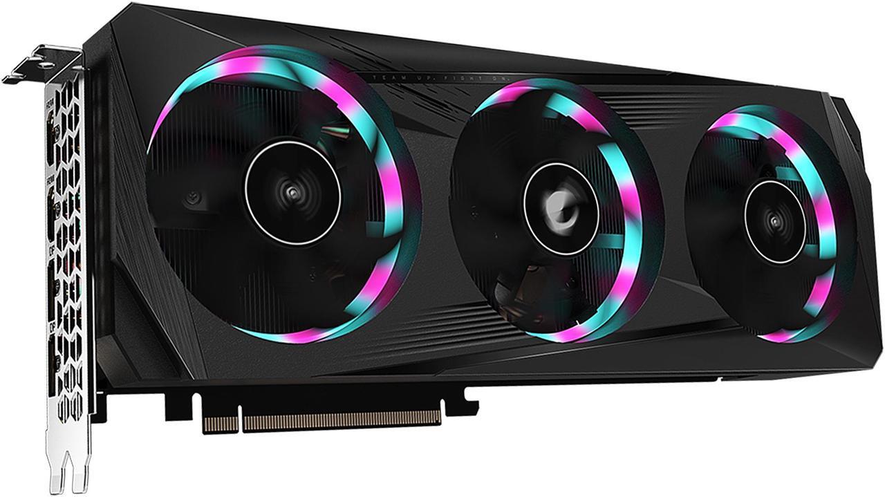 Alt view image 7 of 11 - GIGABYTE AORUS Radeon RX 6700 XT ELITE 12G Graphics Card, WINDFORCE 3X Cooling System, 12GB 192-bit GDDR6, GV-R67XTAORUS E-12GD Video Card