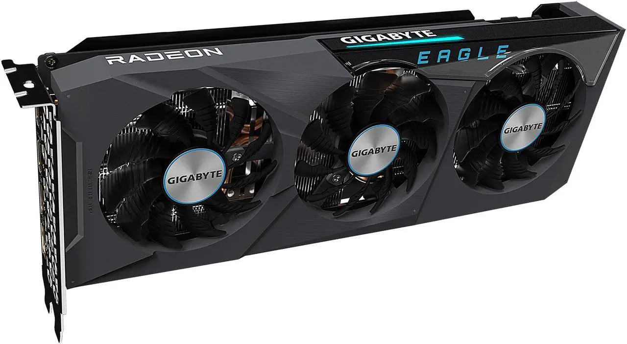 Alt view image 8 of 12 - GIGABYTE Radeon RX 6700 XT EAGLE 12G Graphics Card, WINDFORCE 3X Cooling System, 12GB 192-bit GDDR6, GV-R67XTEAGLE-12GD Video Card