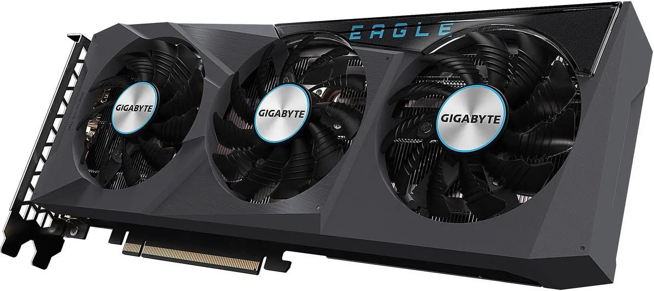 Alt view image 9 of 12 - GIGABYTE Radeon RX 6700 XT EAGLE 12G Graphics Card, WINDFORCE 3X Cooling System, 12GB 192-bit GDDR6, GV-R67XTEAGLE-12GD Video Card