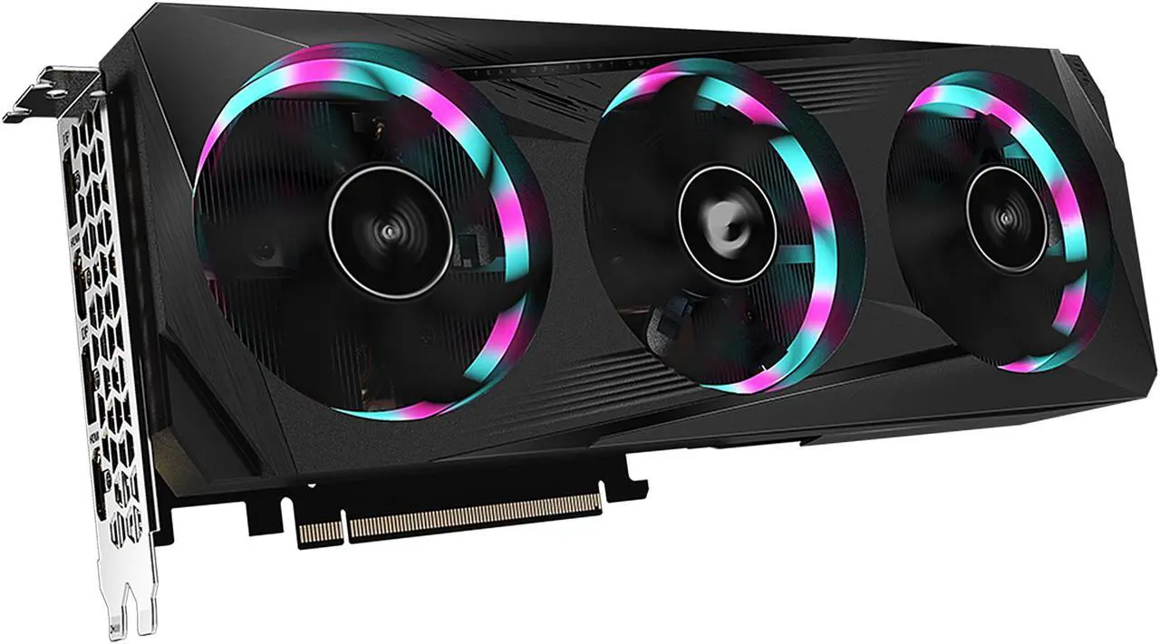Alt view image 4 of 12 - GIGABYTE AORUS GeForce RTX 3060 ELITE 12GB GDDR6 PCI Express 4.0 ATX Video Card GV-N3060AORUS E-12GD (rev. 2.0) (LHR)