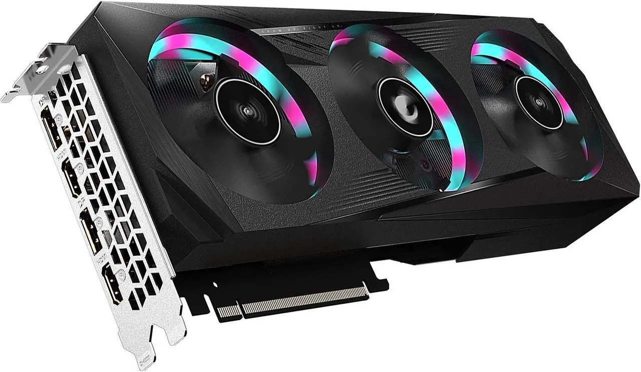 Alt view image 5 of 12 - GIGABYTE AORUS GeForce RTX 3060 ELITE 12GB GDDR6 PCI Express 4.0 ATX Video Card GV-N3060AORUS E-12GD (rev. 2.0) (LHR)