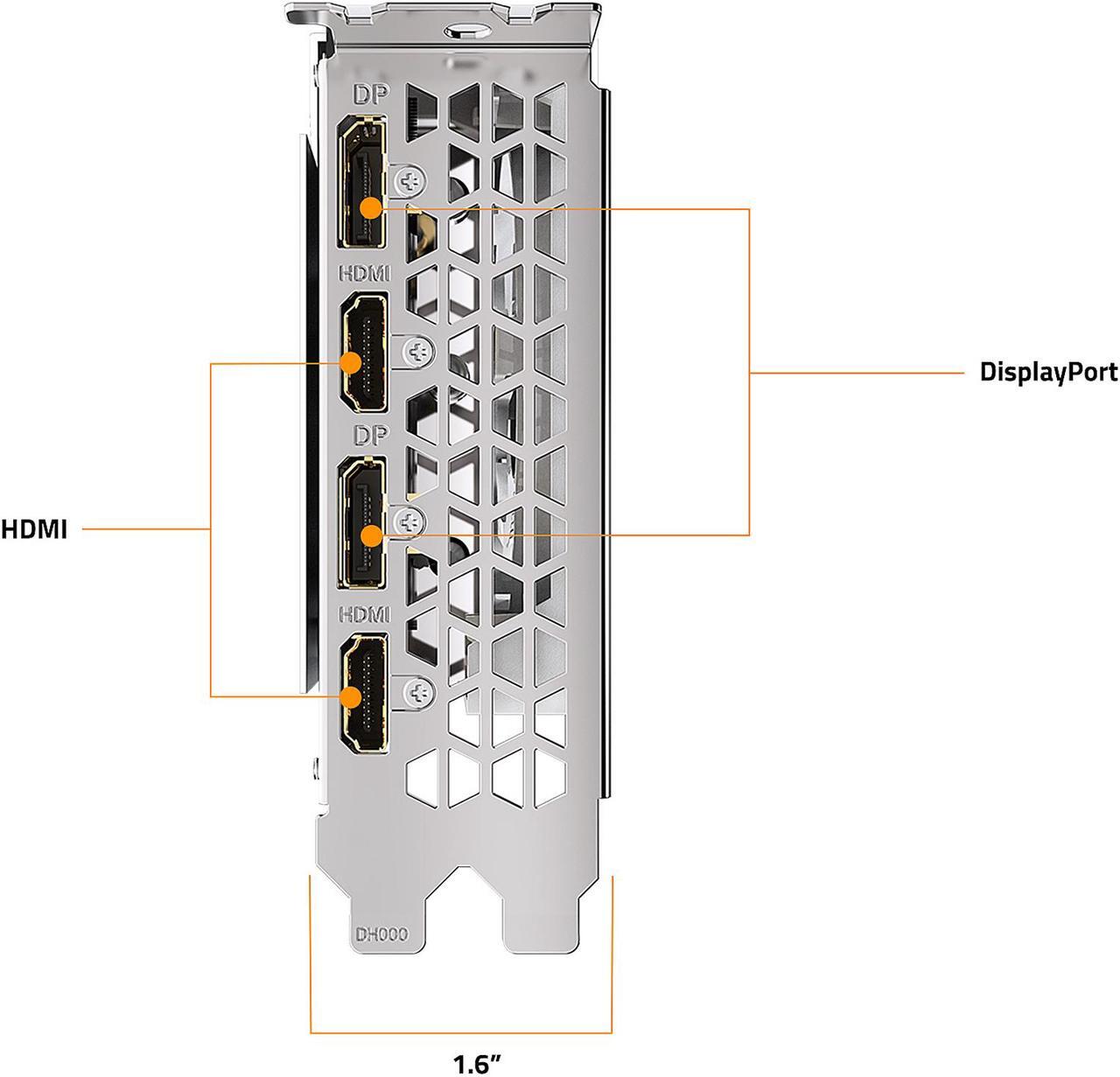 Alt view image 7 of 11 - GIGABYTE Vision OC GeForce RTX 3060 12GB GDDR6 PCI Express 4.0 ATX Video Card GV-N3060VISION OC-12GD (rev. 2.0) (LHR)