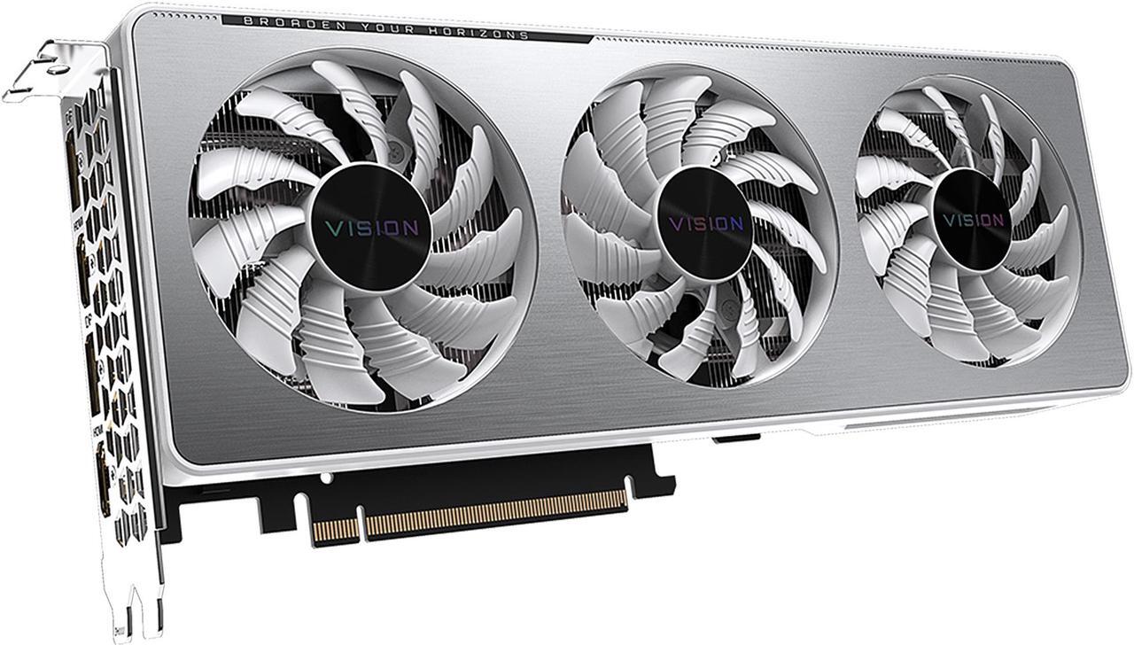 Alt view image 4 of 11 - GIGABYTE Vision OC GeForce RTX 3060 12GB GDDR6 PCI Express 4.0 ATX Video Card GV-N3060VISION OC-12GD (rev. 2.0) (LHR)