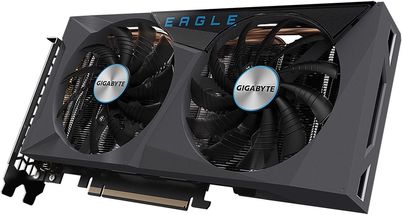 Alt view image 8 of 10 - GIGABYTE Eagle OC GeForce RTX 3060 12GB GDDR6 PCI Express 4.0 ATX Video Card GV-N3060EAGLE OC-12GD (rev. 2.0) (LHR)