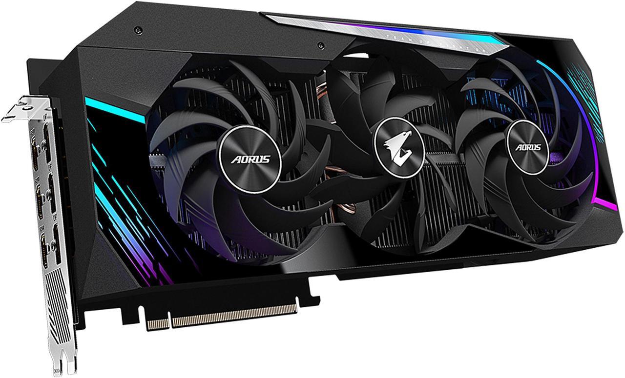 Alt view image 5 of 11 - GIGABYTE AORUS GeForce RTX 3080 Ti 12GB GDDR6X PCI Express 4.0 ATX Graphics Card GV-N308TAORUS M-12GD