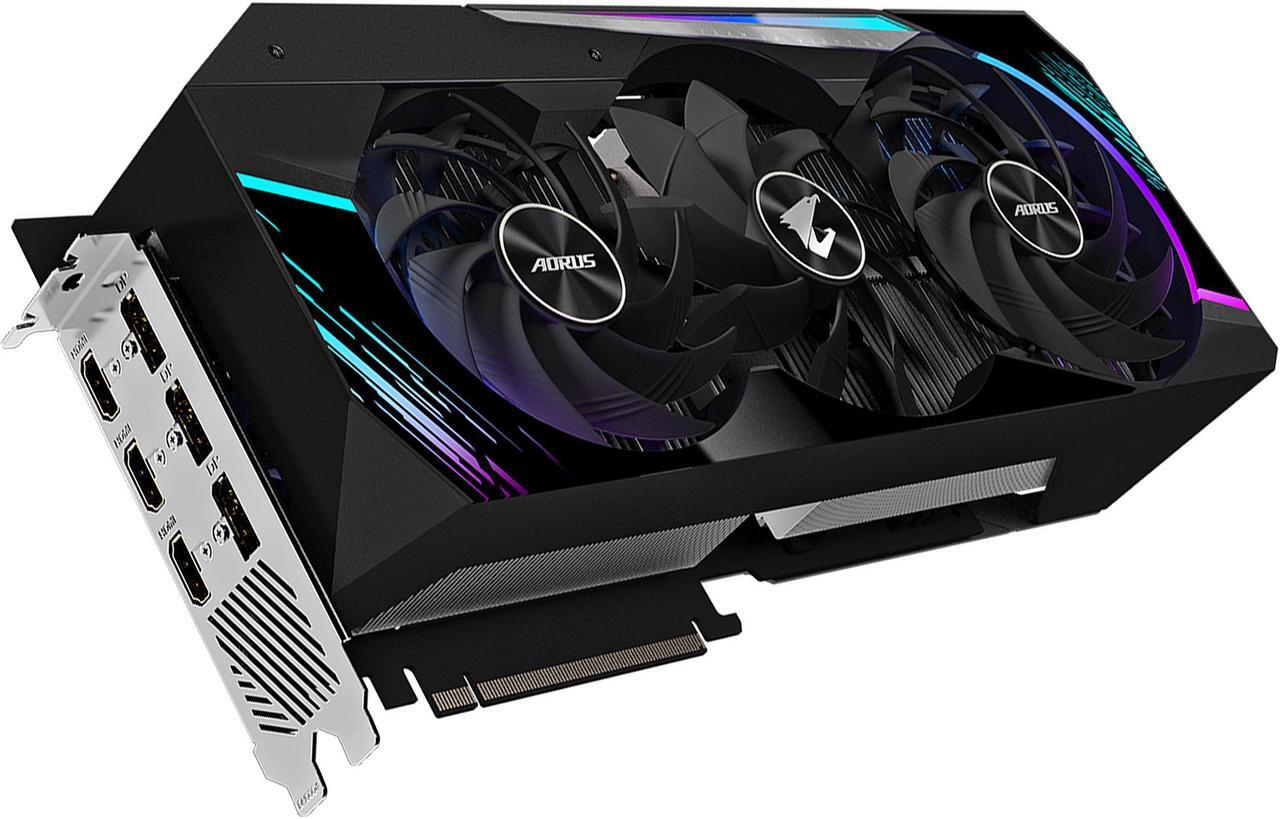 Alt view image 7 of 11 - GIGABYTE AORUS GeForce RTX 3080 Ti 12GB GDDR6X PCI Express 4.0 ATX Graphics Card GV-N308TAORUS M-12GD