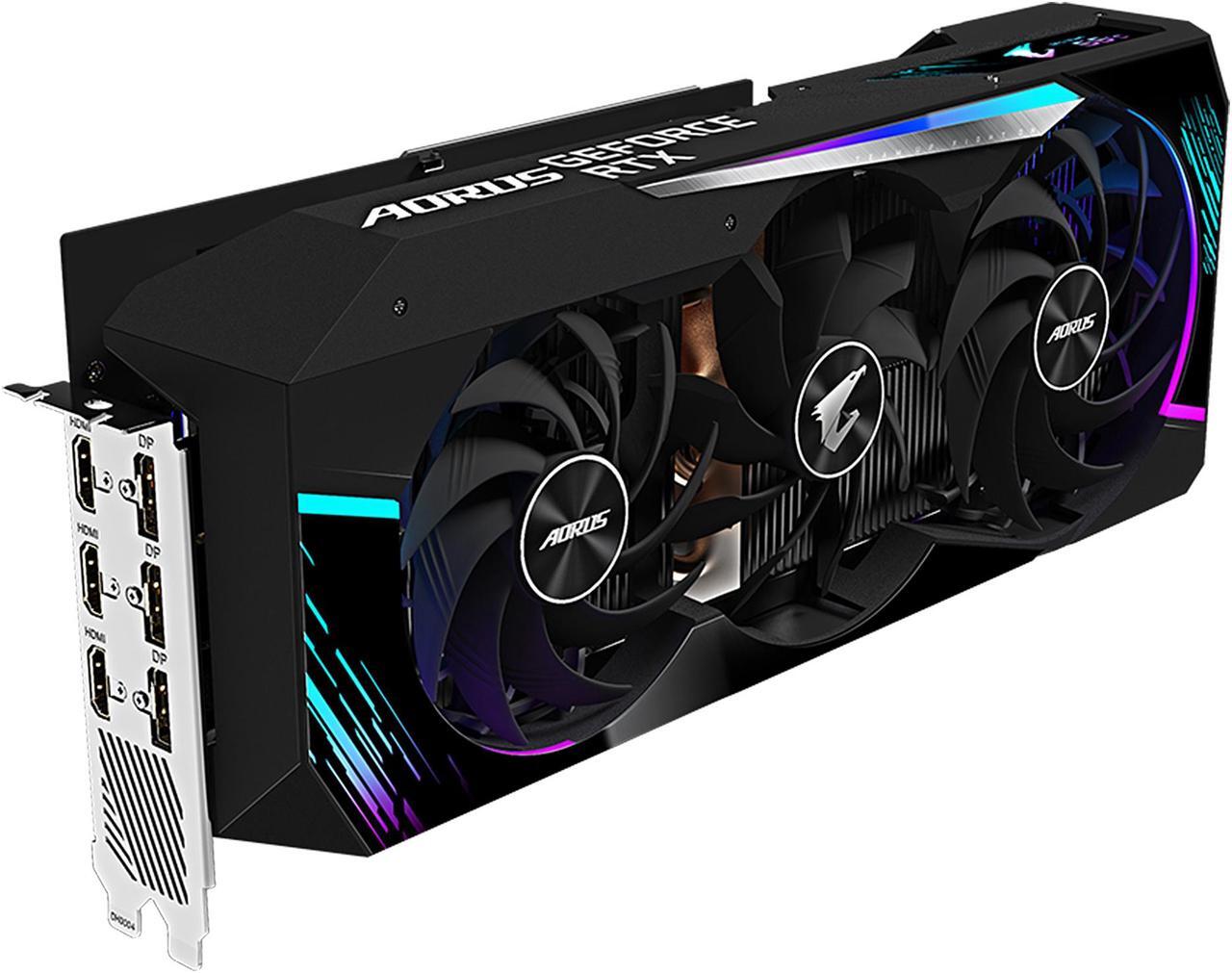 Alt view image 6 of 11 - GIGABYTE AORUS GeForce RTX 3080 Ti 12GB GDDR6X PCI Express 4.0 ATX Graphics Card GV-N308TAORUS M-12GD