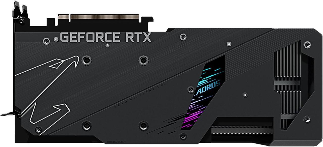 Alt view image 10 of 11 - GIGABYTE AORUS GeForce RTX 3080 Ti 12GB GDDR6X PCI Express 4.0 ATX Graphics Card GV-N308TAORUS M-12GD