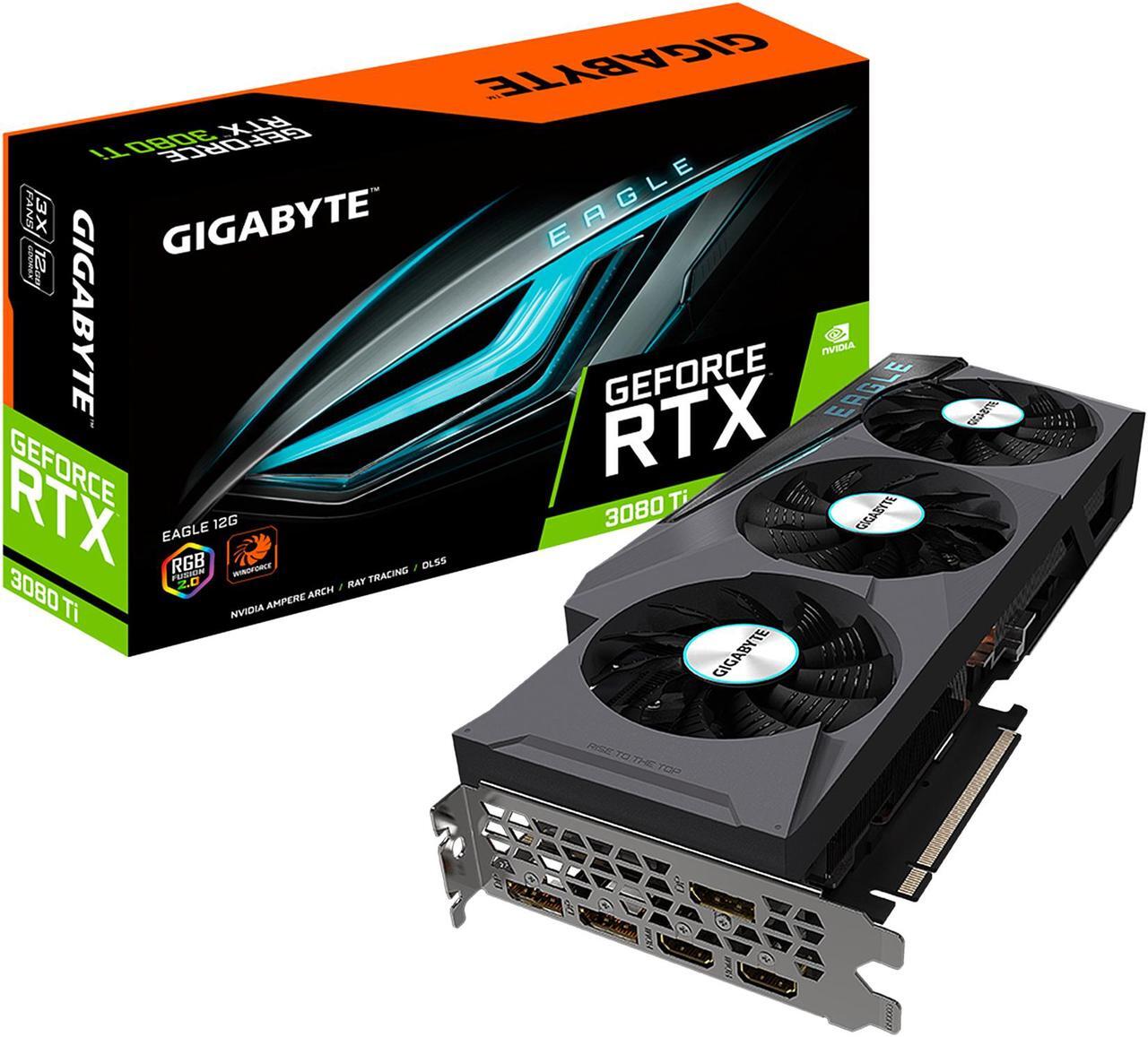 Alt view image 10 of 10 - GIGABYTE Eagle GeForce RTX 3080 Ti 12GB GDDR6X PCI Express 4.0 ATX Video Card GV-N308TEAGLE-12GD