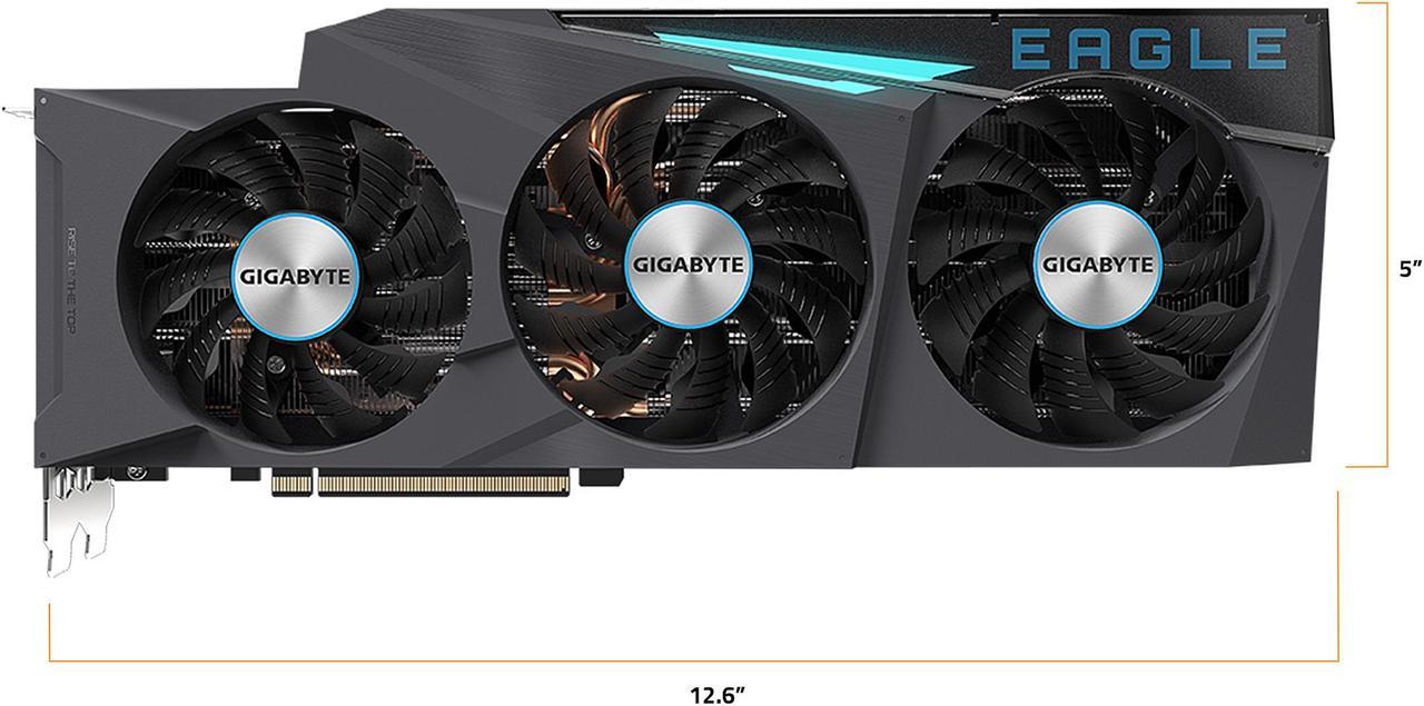Alt view image 2 of 10 - GIGABYTE Eagle GeForce RTX 3080 Ti 12GB GDDR6X PCI Express 4.0 ATX Video Card GV-N308TEAGLE-12GD