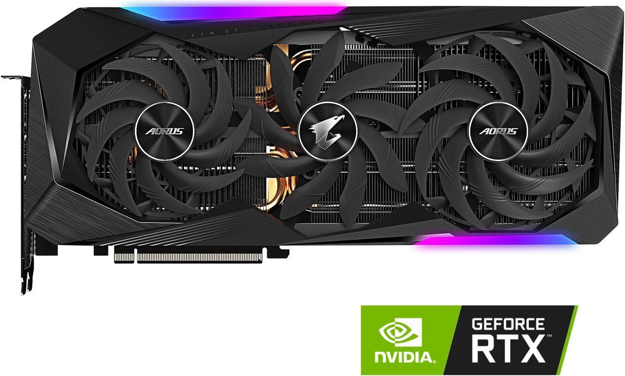 GIGABYTE AORUS GeForce RTX 3070 Ti 8GB GDDR6X PCI Express 4.0 ATX Video Card GV-N307TAORUS M-8GD