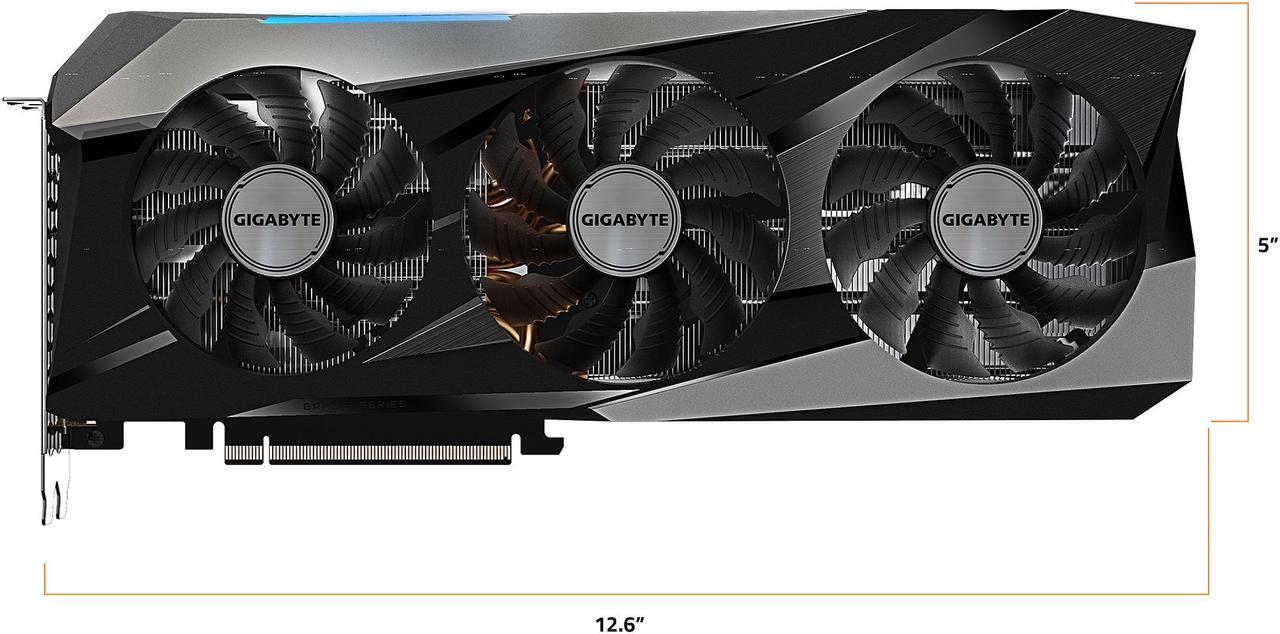 Alt view image 3 of 12 - GIGABYTE Gaming GeForce RTX 3070 Ti 8GB GDDR6X PCI Express 4.0 ATX Graphics Card GV-N307TGAMING OC-8GD
