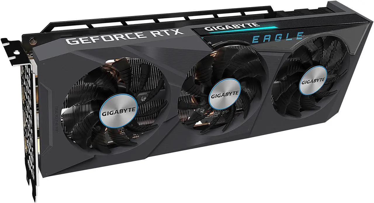 Alt view image 4 of 11 - GIGABYTE Eagle GeForce RTX 3070 Ti 8GB GDDR6X PCI Express 4.0 ATX Graphics Card GV-N307TEAGLE OC-8GD